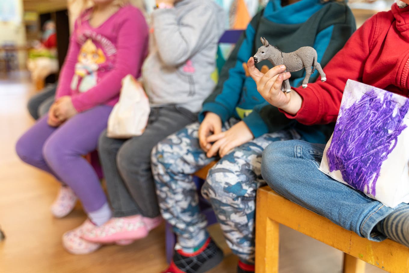 Bei den Kindern beliebt: Das Eseli.